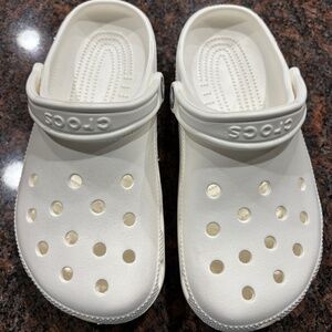 White Crocs
